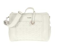 BORSA DA PASSEGGIO TRAPUNTATA BIANCA
