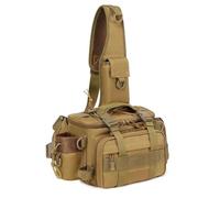 Borsa da per pesci - 38x19x13cm compatta, borsa da multi-tasca, organizzatore portatile leggero, custodia per il trasporto resistente all'acqua | Attrezzatura esterna per i pescatori