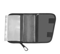 Borsa da pesca in PVC/PP, borsa da pesca da 22 cm, custodia morbida per esche da 160 g per stagno, impermeabile, con custodia rimovibile, borse da pesca portatili per barca, kayak, lago, stagno, Nero