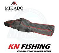Borsa da pesca MIKADO ROD HOLDALL 4 scomparti 150 cm grigia