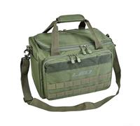 Borsa da pesca multifunzionale, borsa per attrezzi da pesca in tessuto Oxford, marsupio o spalla, scatola quadrata multifunzione, per pesca (verde)