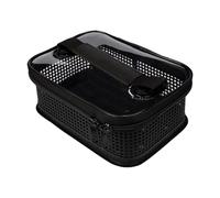 Borsa da pesca per accessori - Organizzatore di esche morbide in rete con manico ergonomico | Zaino multiuso per pesca al lancio Traino Jig Perche Pesca Pesca Pesca da viaggio, Taglia media, Se