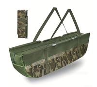 Borsa da pesca pieghevole con profilo a barca e righello da 110 cm per la valutazione della lunghezza e del peso della carpa