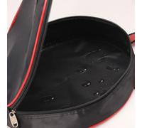 Borsa da pesca rotonda da 49 cm per pesca al luccio alla carpa (A-44 cm) | Tela spessa impermeabile, protegge l'attrezzatura dal fango, adatta per reti di dimensioni 25-45, design rotondo, colore nero