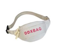 Borsa da petto abbinata, stile giapponese, cintura per telefono a tracolla con cinturino regolabile in vita, belle imbracature in stile giapponese, per telefono da donna, bianco, Bellezza di massa