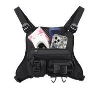 Borsa da petto da uomo - Zaino a tracolla, borsa a tracolla, escursionismo all'aperto, organizer da viaggio, Streetwear Messenger Carrier, borsa compatta per ingranaggi, fondina per il trasporto