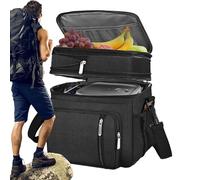 Borsa da picnic per bambini - Borse da viaggio più cool | Borse da picnic isolate | Scomparti multistrato a prova di perdite Cestino a tracolla regolabile riutilizzabile portatile per vacanze in