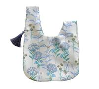 Borsa da polso con nodo Borsa da polso portatile for donna con manico superiore ricamo in seta imitazione Borse nodo in nappa for cosmetici Custodia for chiavi del telefono per tutti i giorni