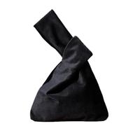 Borsa Da Polso Con Nodo Borsa Vintage Da Donna Borsa Pieghevole Riutilizzabile For Ragazza Casual Borsa Da Polso Giapponese Hefeng In Tessuto Di Velluto Borsa For Chiavi Da Passeggio(Color-1)