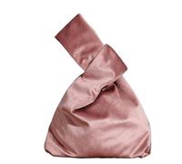 Borsa Da Polso Con Nodo Borsa Vintage Da Donna Borsa Pieghevole Riutilizzabile For Ragazza Casual Borsa Da Polso Giapponese Hefeng In Tessuto Di Velluto Borsa For Chiavi Da Passeggio(Color-6)