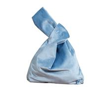 Borsa Da Polso Con Nodo Borsa Vintage Da Donna Borsa Pieghevole Riutilizzabile For Ragazza Casual Borsa Da Polso Giapponese Hefeng In Tessuto Di Velluto Borsa For Chiavi Da Passeggio(Color-5)