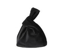 Borsa da polso da donna in velluto con nodo da polso pochette piccola borsa trucco contanti carta di stoccaggio borsa shopping borsa chiave borsa Bolsa, Nero , Taglia unica