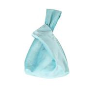 Borsa da polso da donna in velluto con nodo da polso pochette piccola borsa trucco contanti carta di stoccaggio borsa shopping borsa chiave borsa Bolsa, Blu, Taglia unica