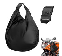 Borsa da Porta casco Moto con lucchetto a combinazione, 30 L Grande Borsa per Casco da Bici per Ciclismo Casco Moto Caschi da Sci Basket Fitness Attività all'Aperto, Impermeabile Sacca Porta Casco