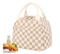 Borsa da pranzo al sacco - Borse per il pranzo ciliegia | Borsa per il pranzoa velluto | Con compartimenti più freddi Bote floreale isolata di grandi dimensioni per gli studenti cosmetici lavorano in