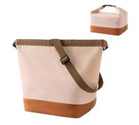 Borsa Da Pranzo Da Donna | Contenitore Termico Con Chiusura Roll Top | Borsa a Tracolla Rinfrescante - Per Donne Uomini E Pranzo Lavoro Scuola Viaggi Attività All'aperto Campeggio Pic-