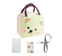 Borsa Da Pranzo Isolata 1 Pezzo, Copertina Di Carta Trasparente Da 1 Pezzi, Simpatico Borsa Per Il Pranzo A Cartone Animato, Borsa Per Il Pranzo Per Bambini Riutilizzabile