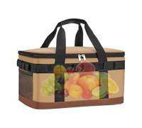 Borsa Da Pranzo Isolata - Borsa Per La Consegna Del Cibo Durabile | Sacche Di Raffreddamento Termico Premium | Sacchetti Freschi Multiuso Adatti Per Lavoro, Scuola, Picnic, Viaggi, Drogheria, Attività