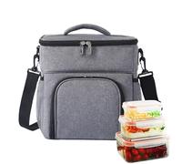 Borsa da pranzo isolata per le donne, borse per il pranzo,Tote 'organizzazione della scatola del pranzo con scomparto | Borsa termica per il pranzo a prova isolata per picnic, uscita, sport, voy