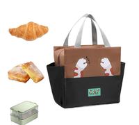 Borsa Da Pranzo Per Donne,Portatore Refrigeratore Impermeabile Con Disegno Del Cartone Animato | Borsa Da Pranzo Estetica - Per Lavoro Ufficio Viaggio Scuola Asilo Escursioni E Picnic