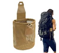 Borsa da scarico piccola - Organizer per corda per campeggio, borsa in vita con coulisse di grande capacità, per organizzare la caccia, il ciclismo, il campeggio, l'arrampicata