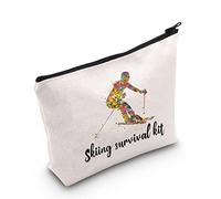 Borsa da sci Sci Squadra Regali Sci Kit di Sopravvivenza per gli amanti dello sci Regalo per gli appassionati Sacchetto cosmetico, Kit di sopravvivenza per sci Uk, Grande