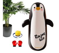 Borsa Da Sciopero Gonfiabile | 119 cm Borsa Da Boxe Gonfiabile Junior con Guanti E Pompa | Sandbag Da Colpo Anti Stress per - per Allenamento A Casa Esercizio Sport E Divertimento