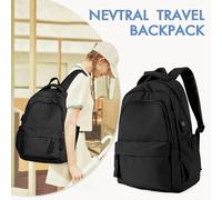 Borsa da scuola coreana in tela da donna 2025 Zaino minimalista da uomo nuovo Zaino versatile Borsa da viaggio di grande capacità Zaino unisex