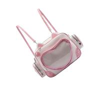 Borsa da scuola in pelle PU borsa a tracolla moderna bella stili zaino con display e comoda tracolla carino gatti zaini
