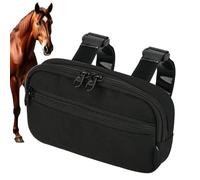 Borsa Da Sella A Cavallo - Pacchetto Di Stoccaggio Equestre Per Guida Per Pista | Materiale Leggero E Idoneo Ad Acqua, Spaziosi Bocche Doppie Con Elementi Di Fissaggio Sicuri, Supporto Per Bottiglia I