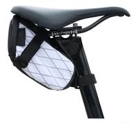 Borsa da sella impermeabile per bicicletta, 1 l, per cinghia di fissaggio | poliestere impermeabile, attacco rapido della cinghia, si adatta alla maggior parte delle rotaie, mantiene gli strumenti