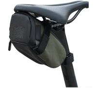 Borsa da sella impermeabile per bicicletta, 1 l, per cinghia di fissaggio | poliestere impermeabile, attacco rapido della cinghia, si adatta alla maggior parte delle rotaie, mantiene gli strumenti
