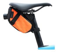 Borsa da sella impermeabile per bicicletta, 1 l, per cinghia di fissaggio | poliestere impermeabile, attacco rapido della cinghia, si adatta alla maggior parte delle rotaie, mantiene gli strumenti