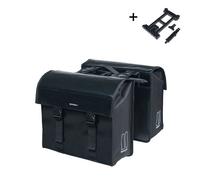 Borsa da sella in tela impermeabile Basil Urban Load Mik 2.0 Noir