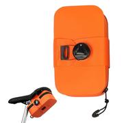 Borsa da sella per bici - Borsa da sella a sgancio rapido da 18 cm, portaoggetti compatto per la coda | Custodia da ciclismo sotto il sedile con design a capacità flessibile per viaggi urbani, pendola