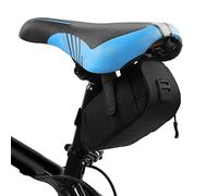 Borsa da Sella per Bici, Borsa da Sella per Bicicletta in Tessuto Oxford con Design con Cerniera per Ridurre Il Design Resistente al VentoRastrelliere e depositi per Biciclette