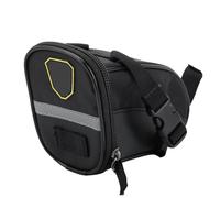 Borsa da sella per bicicletta NinGYiYan, pelle, striscia riflettente, vestibilità universale, chiusura con gancio e anello, design elegante, sicurezza notturna, staccabile,