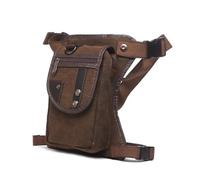 Borsa Da Sella Per Moto/Borsa Posteriore Borsa Gamba Per Sport All'aria Aperta Alla Moda Retrò, Borsa Cintura Tela Impermeabile Resistente All'usura, Borsa Gamba Per Motociclista Borsa Da Moto