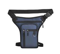 Borsa Da Sella Per Moto/Borsa Posteriore Marsupio Portatile A Spalla Molle Escursionismo All'aria Aperta Marsupio Per Moto Marsupio Per Gambe Marsupi Impermeabili Per Gambe Borsa Da Moto(Blue)