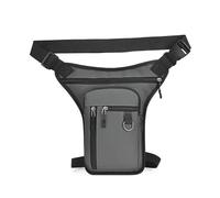 Borsa Da Sella Per Moto/Borsa Posteriore Marsupio Portatile A Spalla Molle Escursionismo All'aria Aperta Marsupio Per Moto Marsupio Per Gambe Marsupi Impermeabili Per Gambe Borsa Da Moto(GRAY)