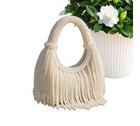Borsa da Sera Chiusura con Zip Porta Cellulare Sottobraccio alla | Pochette Da Donna Con Perline E Perle Per Festa di Compleanno Prom Tragitto Quotidiano Matrimonio Viaggio Festa della Sposa