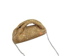 Borsa da sera con strass, borsa donna alla moda, borsa per il corteo nuziale, borsa messenger