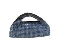 Borsa da sera con strass, borsa donna alla moda, borsa per il corteo nuziale, borsa messenger