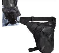 Borsa da serbatoio gamba moto scooter rigida effetto carbonio