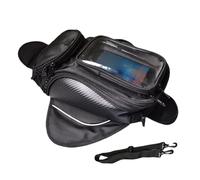 Borsa da serbatoio magnetica con tasca trasparente per il telefono, borsa per serbatoio per olio magnetica, zaino impermeabile per olio, borse per moto, super resistente e multifunzionale