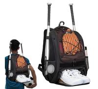 Borsa da softball - Zaino da baseball per ragazzi con scomparto per scarpe - grande capacità per giovani baseball zaino da baseball borsa per concorso, adulti, pipistrelli, scarpe