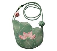 Borsa da spalla - Retro floreale Embroidery Handbag spazioso Carryall Tote | Vintage Embroidered Purse Casual Work Bag Everyday Satchel | For Adults Girls Wife Girlfriend Outdoor Traveling School
