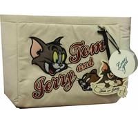 BORSA DA SPALLA - SHOPPING BAG TOM & JERRY BIANCA - Cod. SL-V8A8-O8KU