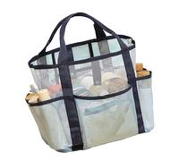 Borsa da spiaggia a doppio strato Borsa da doccia portatile da viaggio Articoli da toeletta da nuoto per dormitorio Bagno Doppio strato Doccia Spiaggia Bagno Bagno Nuoto Storage, Blu, Bellezza di