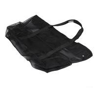 Borsa da spiaggia a rete extra large 8 tasche organizer da viaggio per scarpe nero